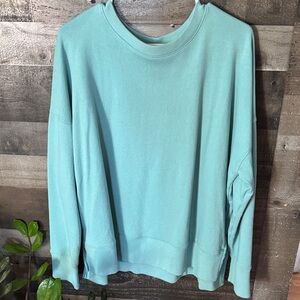 Light blue crew neck sweater